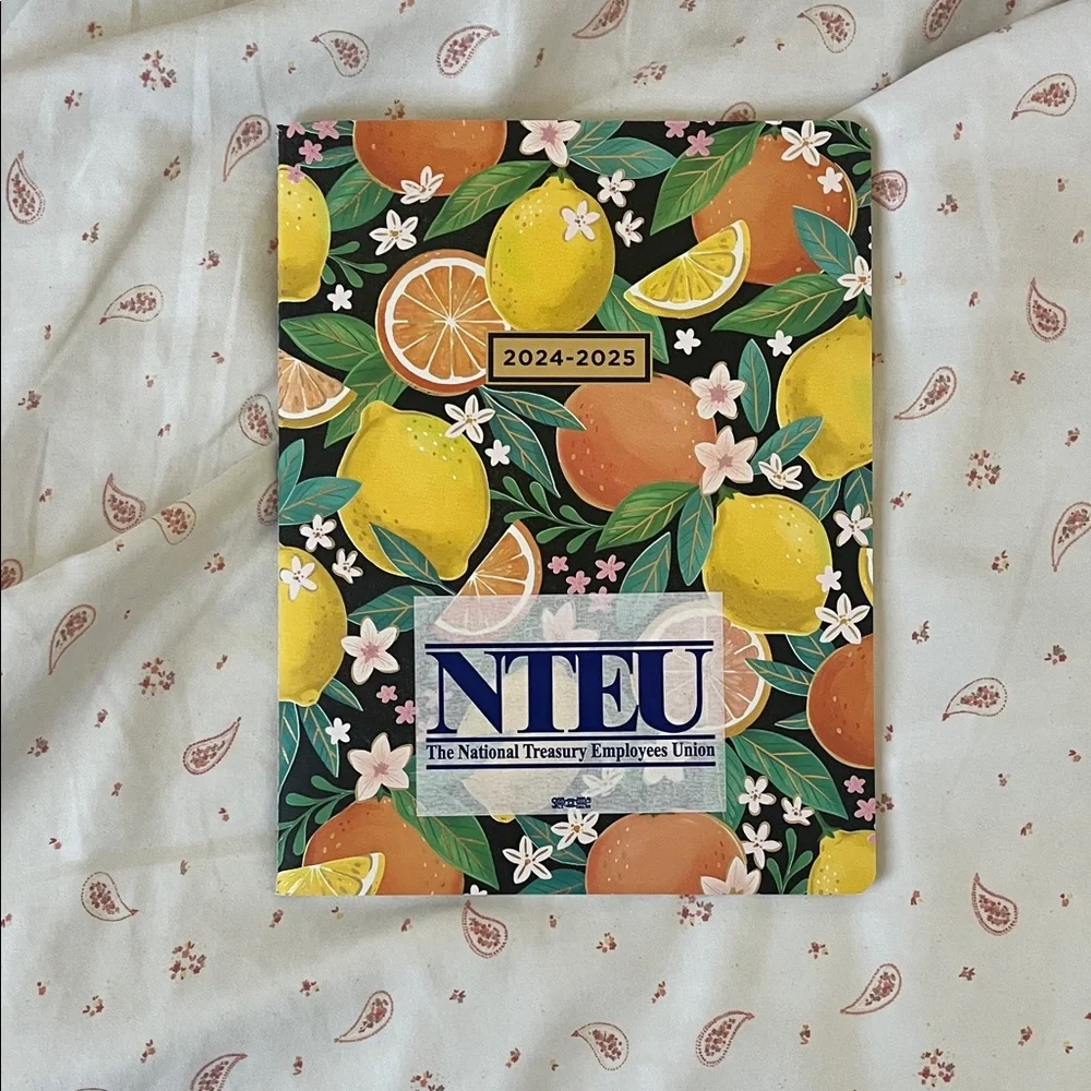 Colorful Citrus Pattern Planner